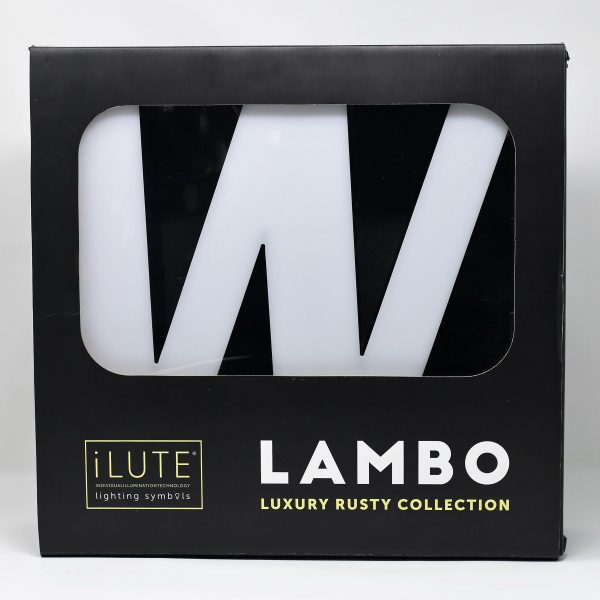 Lambo collection Led lighting letter W