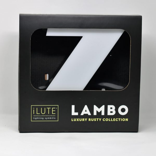 Lambo collection Led lighting letter Z