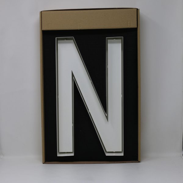 Quizzy Neon Style letter N