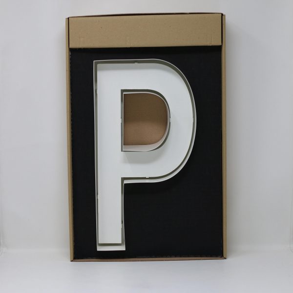 Quizzy Neon Style letter P