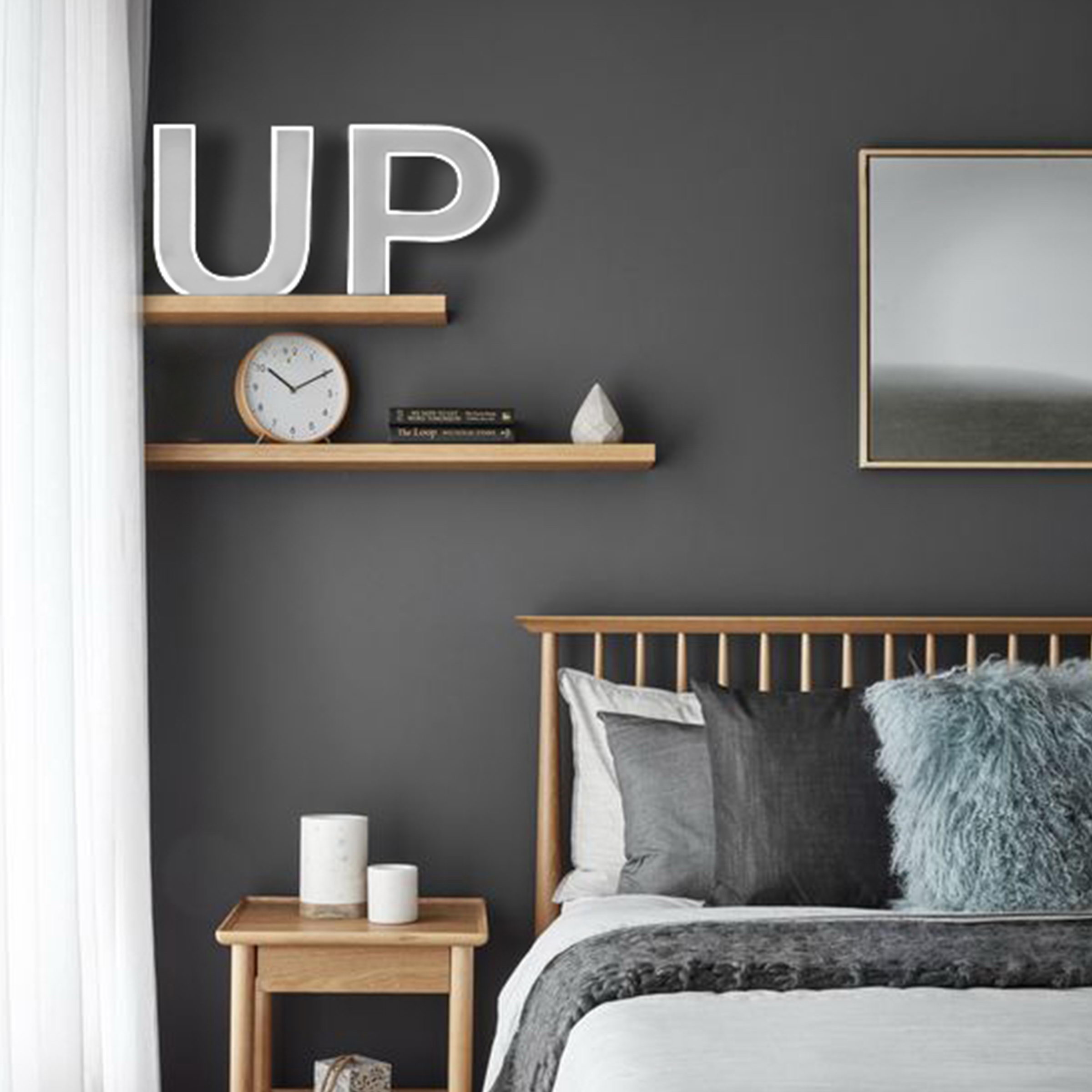 Quizzy Neon Style letters U+P Quizzy Neon Style letters U+P