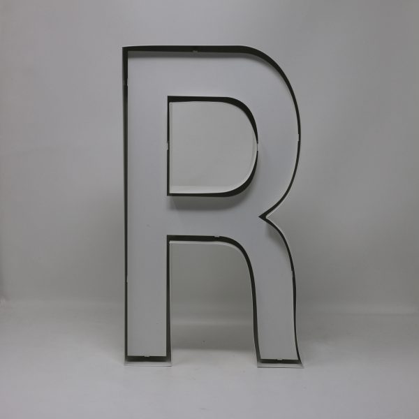 Quizzy Neon Style letter R