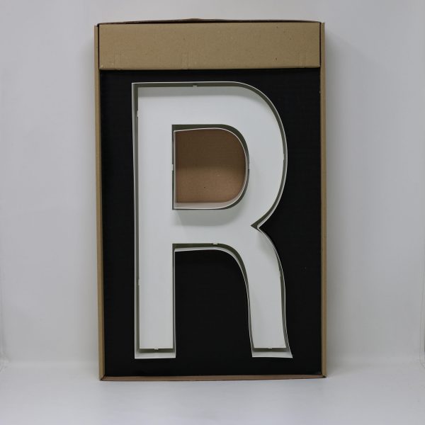 Quizzy Neon Style letter R