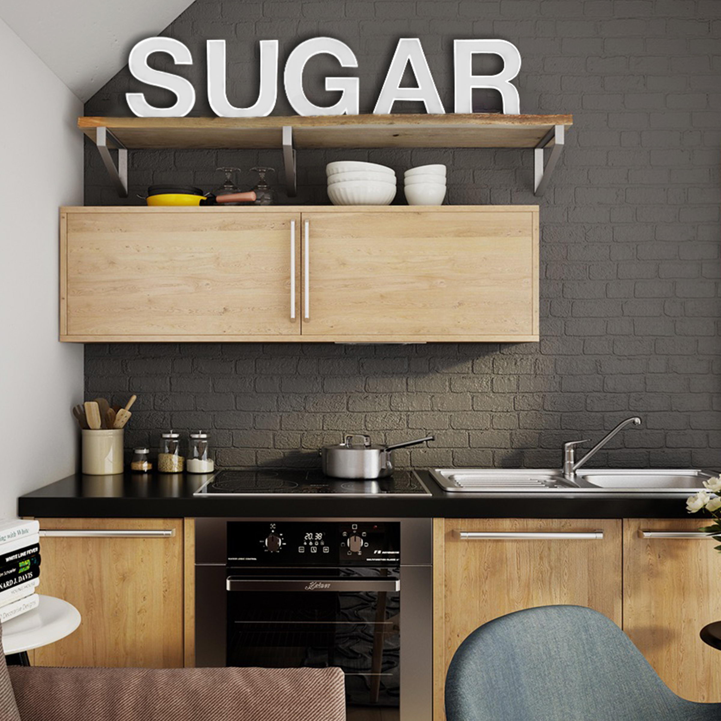 Quizzy Neon Style letters S+U+G+A+R Quizzy Neon Style letters S+U+G+A+R