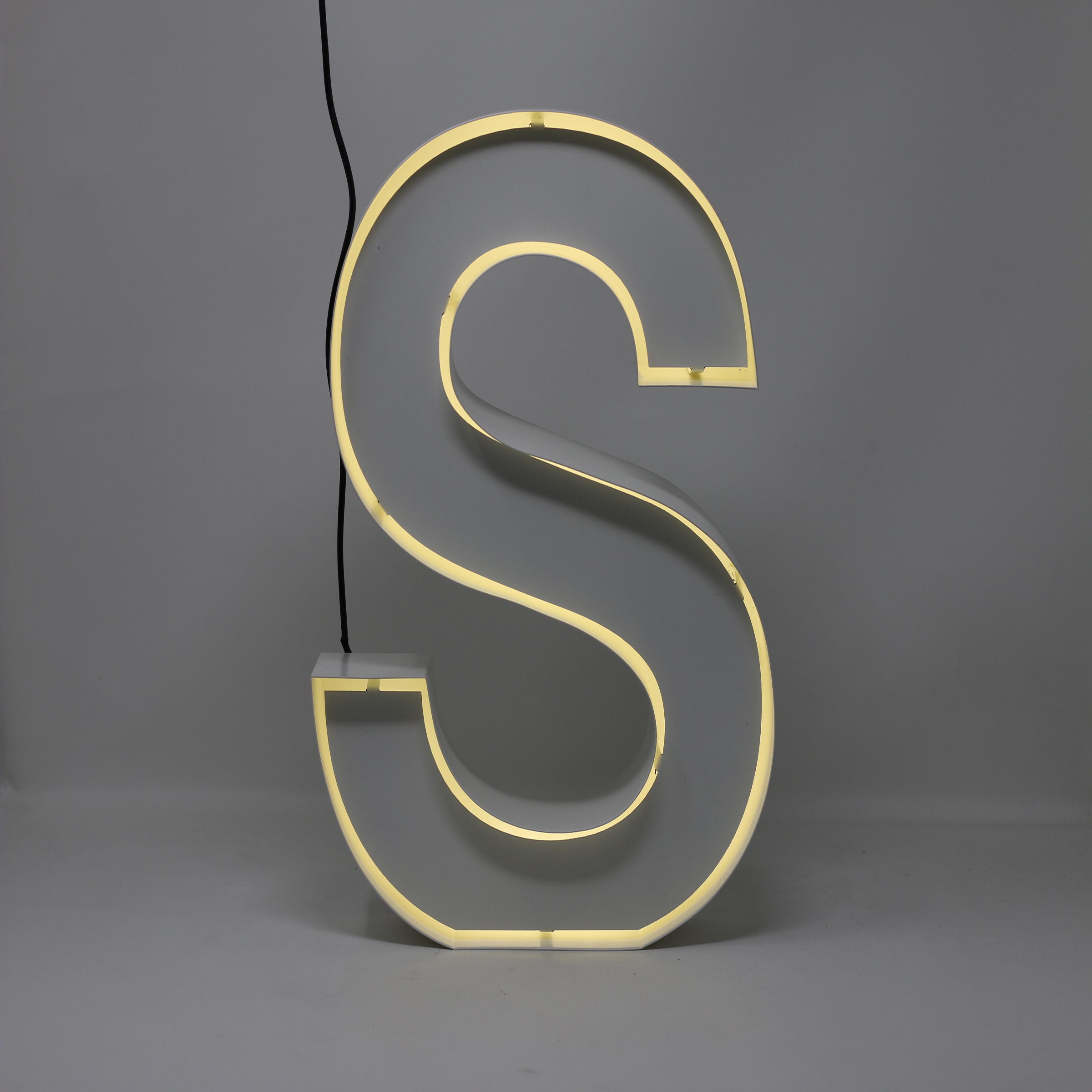 Quizzy Neon Style letter S Quizzy Neon Style letter S