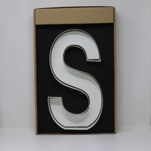 Quizzy Neon Style letter S