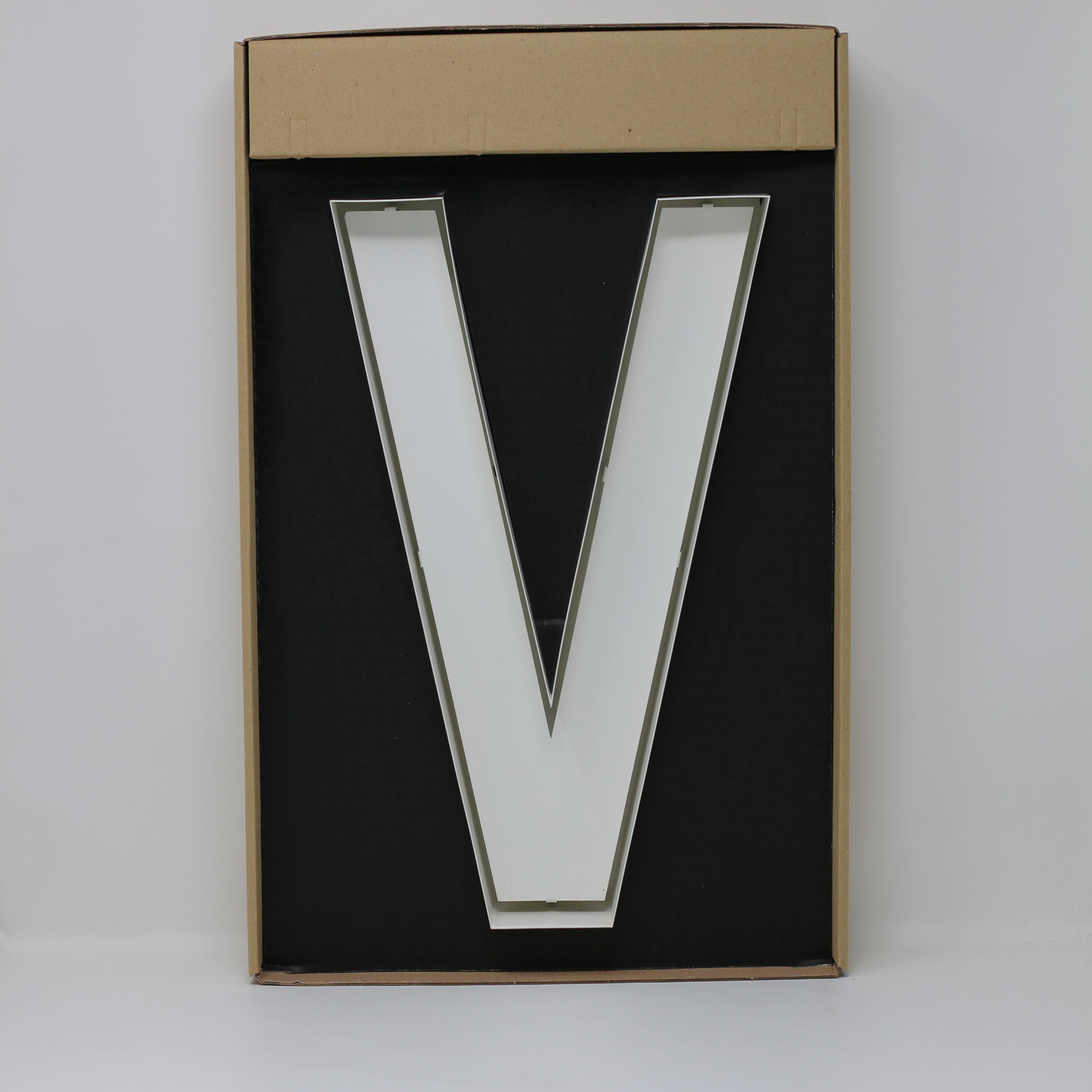 Quizzy Neon Style letter V Quizzy Neon Style letter V