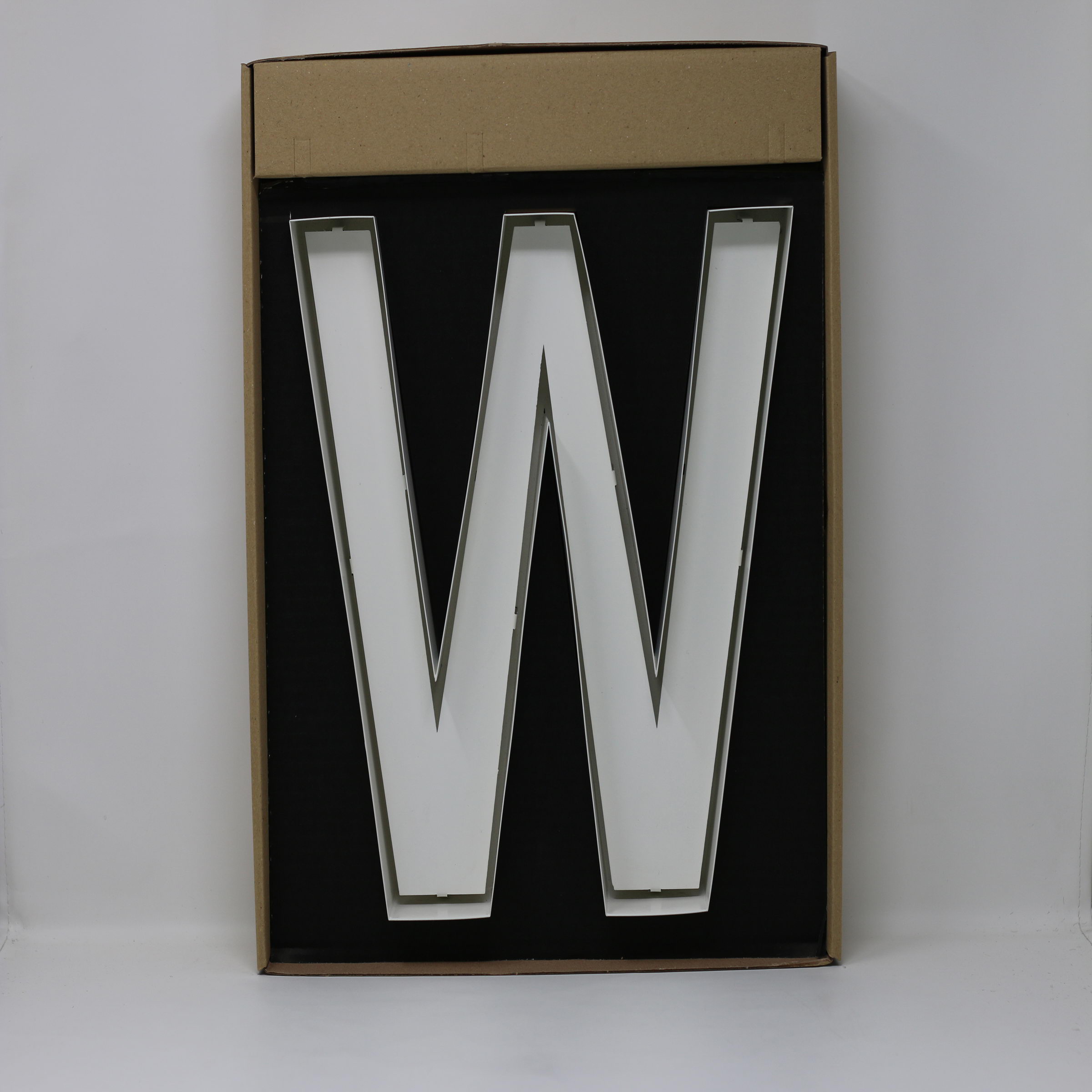 Quizzy Neon Style letter W Quizzy Neon Style letter W