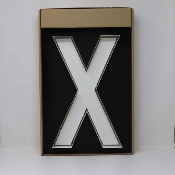 Quizzy Neon Style letter X