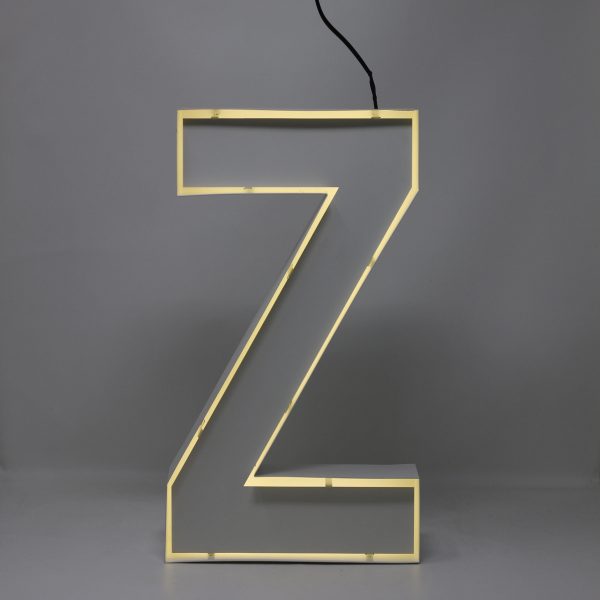 Quizzy Neon Style letter Z