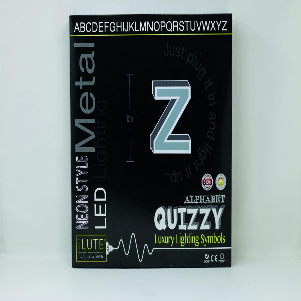 Quizzy Neon Style letter Z