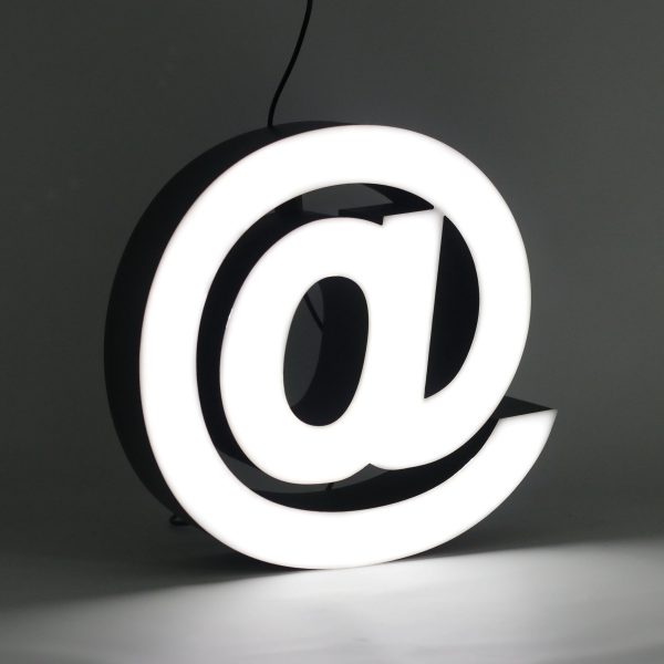 Led lighting symbol At (@)