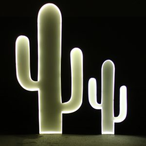 Neon Style symbol Cactus