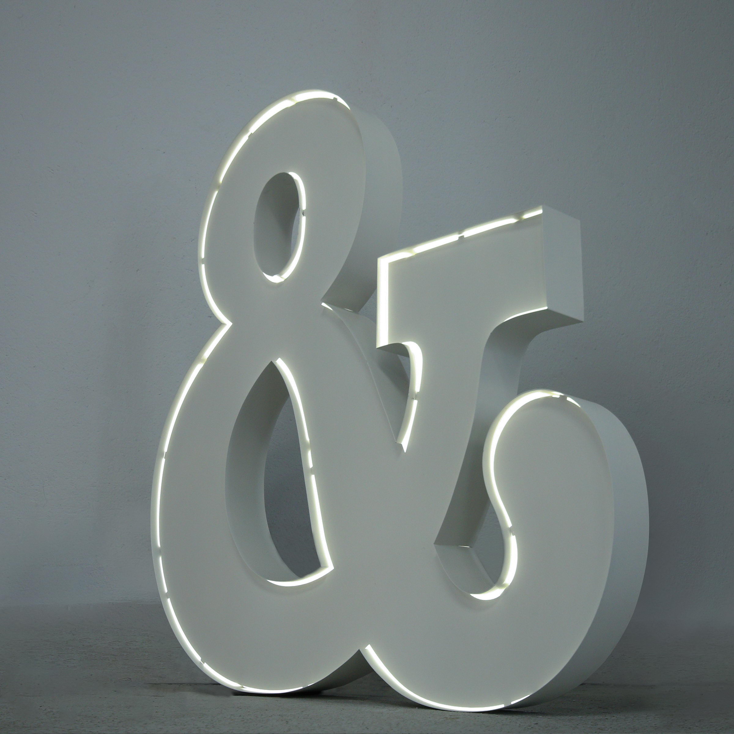 Neon Style symbol Ampersand Neon Style symbol Ampersand