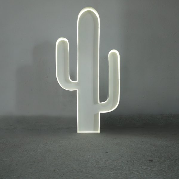 Neon Style symbol Cactus